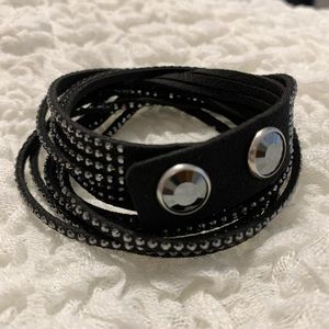 Swarovski Crystal Bracelet Black ♡
